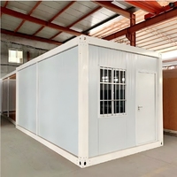 Maison conteneur portable, mobile et démontable de 20 pieds, pour salle de classe, préfabriquée et démontable, pour école