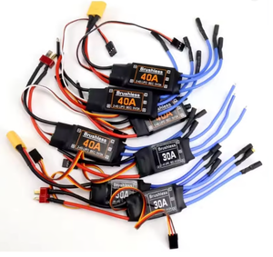 มอเตอร์ควบคุมความเร็ว ESC ไร้แปรงถ่าน30A/40A XT60 2-4S 5V 3A ubec RC FPV Quadcopter เฮลิคอปเตอร์ F450 F550 S500 - Product Image 2