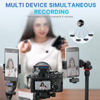 BOYA BOYALINK 3 Mini Microphone Lavalier sans fil pour iPhone USB-C Android Smartphone caméra Ai suppression du bruit pour l'enregistrement