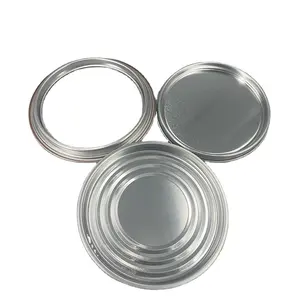 167mm diameter 610 standard Chemical Paint Components Round Tin Can Metal Can Lids Bottom End silver metal color
