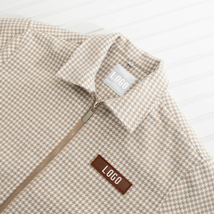 سترات مبطنة بسحاب سستة للرجال بالجملة مع تصميمات تطريز وطباعة مخصصة - Product Image 3