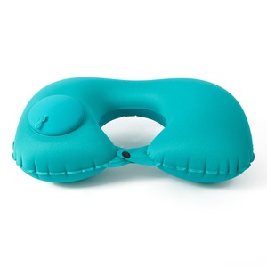 Oreiller de voyage portable en forme de U, gonflable par pression, avec fonction mémoire, pour voiture, événements en plein air, cadeau Sambo - Product Image 1