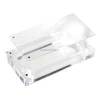 Boîte en acrylique pour PSP1000, étui magnétique, boîte d'affichage haute transparence pour PSP2000/3000 PSP Go, boîte de rangement pour console de jeu