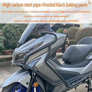 Accesorios <span class=keywords><strong>de</strong></span> Modificación <span class=keywords><strong>de</strong></span> Sistemas <span class=keywords><strong>de</strong></span> Carrocería <span class=keywords><strong>de</strong></span> Acero al Carbono para Motocicletas Kymco Downtown 250 / 300, Parachoques Trasero Anticaídas y Anticolisión - Product Image 3