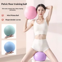 Ballon d'équilibre léger en PVC OEM de 25 cm de diamètre avec paillettes pour gymnastique rythmique, Pilates et yoga, avec pompe