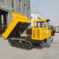 Niedriger Preis Hot Sale Mini Transporter Dump Mini Bulldozer All Terrain Mini Truck Crawler Bulldozer Kleine Crawler Bulldozer