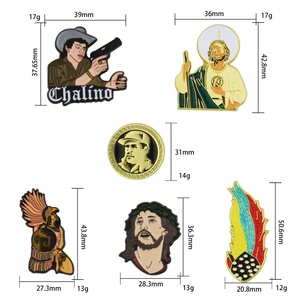 Wholesale Promotional <b>Hat</b> <b>Pins</b> Custom Cartoon Hard Enamel <b>Pin</b> Made Metal Craft Badge Baked Paint <b>Hat</b> <b>Pin</b> - Product Image 5