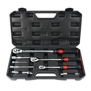 Jeu de clés à cliquet réglables en acier inoxydable, 11 pièces, tailles grandes/moyennes/petites, mesures métriques/im impériales, pour usage industriel <span class=keywords><strong>et</strong></span> bricolage - Product Image 1