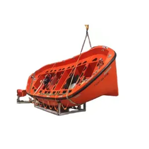Морской дизельный двигатель из стекловолокна открытая б/у спасательная лодка для продажи