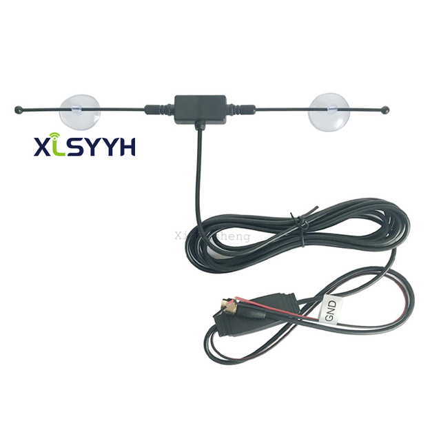 UHF VHF 28dBi HDTV patch aerial amplifier Outdoor high digital antenna for car
