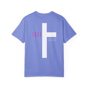 T-shirt Love Cross John 3:16 & John 15:9 fede - Product Image 1