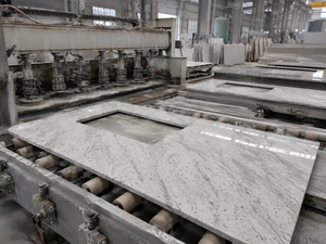 Andromeda <b>White</b> Granite Prefab Vanity Top Granite Countertop Natural Stone Vanity Top Work Surface Cut-to-Size - Product Image 4