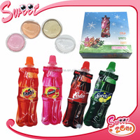 Chine fabricant en gros délicieux gel presser confiture aigre fruité dentifrice forme bonbons liquide gelée confiture bonbons