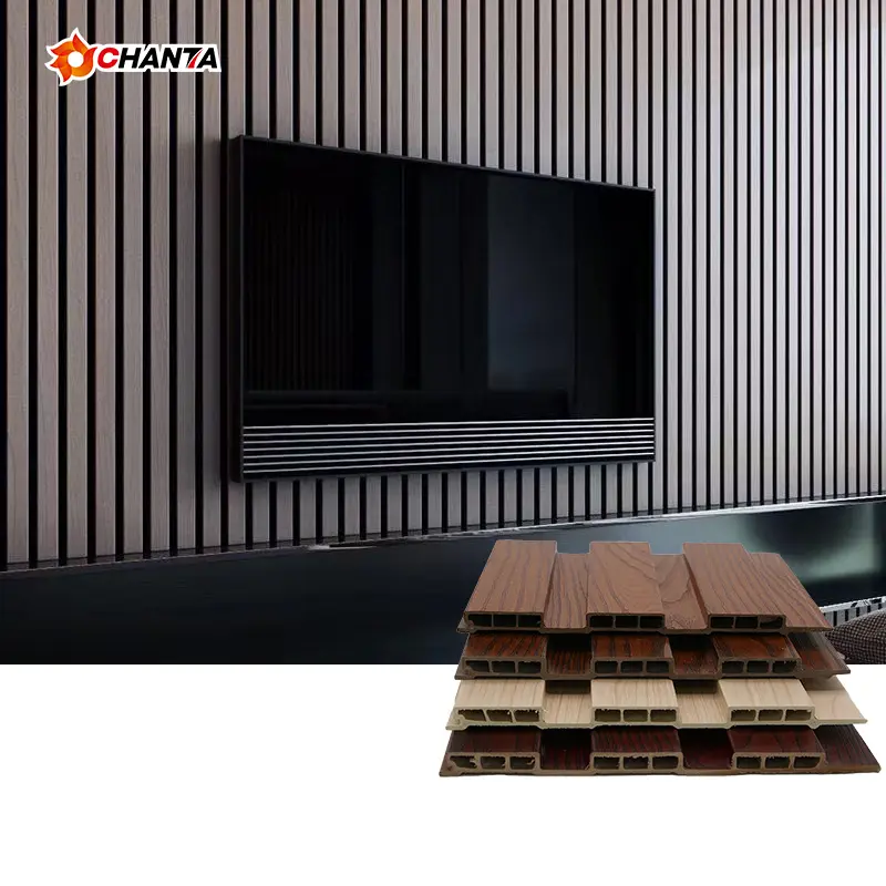 used in interior decoration with Waterproof and Fireproof WPC Wall Panel