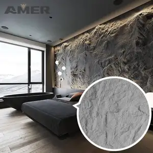 阿梅尔1200 * 600毫米工厂价格岩石聚氨酯家居装饰人造构件石材装饰3d墙板聚氨酯设计