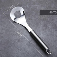 Cuillère à boulettes créative à long manche avec trou ovale anti-adhésif, outil de fabrication de boulettes DIY