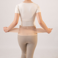 Ceinture de soutien pelvien post-partum réglable pour femmes, attelle de correction des hanches pour la récupération postnatale, façonneur de taille et d'abdomen