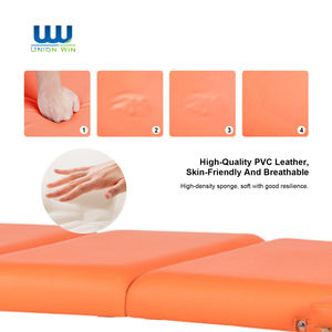 Camilla de Masaje y Tatuaje Plegable Profesional Moderna Unirelax de 3 Zonas de Madera para Salón de Belleza y Uso Doméstico con Cubierta - Product Image 3