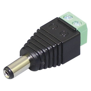 Connecteur mâle DC 5,5x2,1 mm à prix d'usine, 2 broches, personnalisé, indice de protection IP54, courant nominal 10 A, avec borne verte 2 voies - Product Image 6