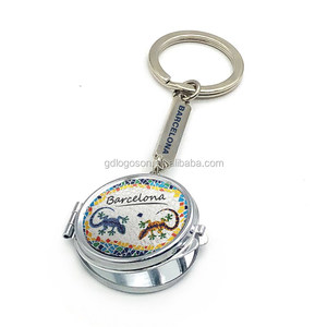 Porte-<span class=keywords><strong>clés</strong></span> Souvenirs portugais en métal <span class=keywords><strong>de</strong></span> luxe Mini miroirs <span class=keywords><strong>de</strong></span> maquillage compacts Porte-<span class=keywords><strong>clés</strong></span> miroir personnalisé double face Miroirs <span class=keywords><strong>de</strong></span> poche Porte-<span class=keywords><strong>clés</strong></span> - Product Image 3