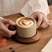 Tasses et assiettes en céramique Lelyi, style rétro créatif, personnalisation minimale, quantité minimale de commande, simples et exquises, pour la maison et le bureau, tasses à café