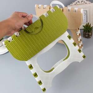 Muebles de Baño Taburete Plegable de Plástico para el Hogar Silla Portátil Plegable Banco Pequeño - Product Image 5