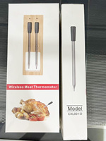 Conception brevetée, thermomètre numérique sans fil pour viande, application intelligente Bluetooth, surveillance résistante à la chaleur pour les grils, les fumoirs, les fours, les friteuses à air