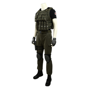 Op maat gemaakte Resident Evil Chris Redfield Halloween tv-film volwassen cosplay kostuums voor evenementen en optredens - Product Image 2