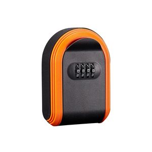 Custom Logo Key Storage Outdoor Wall Mount Full Plastic Rotary Button Door Mount 4 Digit Combination Key Security <b>Lock</b> <b>Box</b> - Product Image 5