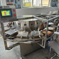 Machine à gaufres industrielle, équipement de transformation alimentaire pour la fabrication de gaufres, machine semi-automatique à rouleaux aux œufs