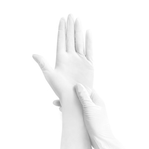 Gants de lavage de vaisselle en nitrile imperméables, longueur environ 40 cm, pour le nettoyage de la cuisine, usage domestique - Product Image 2