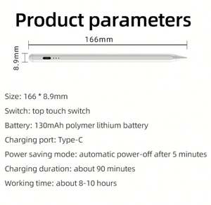 ปากกาสไตลัส <span class=keywords><strong>Samsung</strong></span> <span class=keywords><strong>Galaxy</strong></span> <span class=keywords><strong>S21</strong></span> 5G ใหม่ปากกาสไตลัสสัมผัสหน้าจอโทรศัพท์มือถือสำหรับ S21U G9980 G998U ทำจากพลาสติกที่ทนทาน - Product Image 2