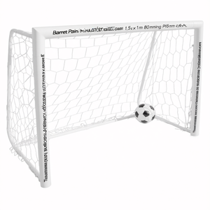Par de Mini Porterías de Fútbol Barret de 1.5x1m, Tubo de Acero de 80mm, Redes Incluidas, Equipo de Entrenamiento - Product Image 2