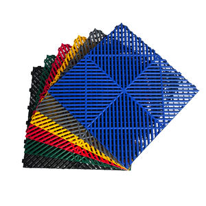 Azulejo de suelo de vinilo entrelazado de PP antideslizante, duradero y elegante, diseño moderno para garaje/evento resistente al desgaste - Product Image 1