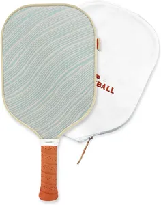 Pickleball Paddle Barton USA Pickleball Association Approved Racket with Honeycomb Core, Fiberglass Exterior, Canvas Covers