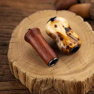 CHILENT moulinet bouton à main poignée en <span class=keywords><strong>bois</strong></span> massif moulinet de pêche poignée bûches naturelles outil de pêche Construction en <span class=keywords><strong>bois</strong></span> naturel outil de pêche - Product Image 1