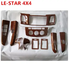 LE-STAR 4X4 hilux vigo汽车配件核桃仪表板盖2012木制装饰