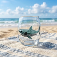 Personnalisation de tasses à thé, à café et à eau en verre borosilicate transparent à paroi simple de 400 ml