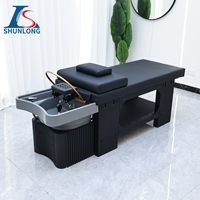 Tête de meuble de salon détachable thaïlandais Spa shampooing lit tête électrique thérapie cheveux lavage eau Circulation lit de massage
