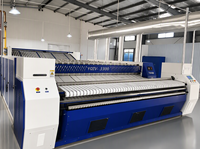 Machine d'entrepôt de blanchisserie industrielle et commerciale HOOP à alimentation manuelle pour draps, housses de lit et taies d'oreiller