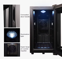 Mini-réfrigérateur à lait portable électrique Vanace, pour table, petit réfrigérateur à compresseur pour café, hôtel et famille
