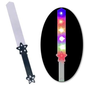 Nouveau produit 2024, épée étoile lumineuse populaire avec son, jouet en plastique, <span class=keywords><strong>sabre</strong></span> <span class=keywords><strong>laser</strong></span> blanc et <span class=keywords><strong>noir</strong></span>, jouets lumineux - Product Image 1