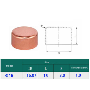 <span class=keywords><strong>Bouchon</strong></span> de soudure en <span class=keywords><strong>cuivre</strong></span> pur pour tube de réfrigération industrielle CVC, embout de coude pour tuyau de climatisation en <span class=keywords><strong>cuivre</strong></span> - Product Image 6