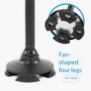 Bastón de Senderismo Plegable de 3 Secciones, Plegable y Compacto, con Empuñaduras de Espuma EVA, Bastón de Senderismo de Aleación de Aluminio para Viajes, Senderos y Equilibrio - Product Image 4