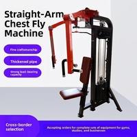 Machine à exercices pectoraux à bras droit, équipement de fitness commercial, machine papillon haute performance, machine d'extension pectorale inversée