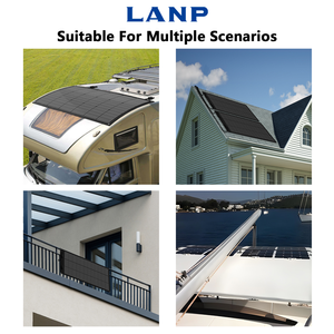 Panneaux solaires flexibles de 100W à 535W pour usage domestique, chargeur monocristallin, système photovoltaïque haute efficacité, produits d'énergie <span class=keywords><strong>solaire</strong></span> - Product Image 5