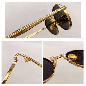 <span class=keywords><strong>Gafas</strong></span> <span class=keywords><strong>de</strong></span> <span class=keywords><strong>Sol</strong></span> <span class=keywords><strong>Polarizadas</strong></span> UV400 <span class=keywords><strong>de</strong></span> Alta Calidad al por Mayor, Diseño OEM/ODM en Material Metálico, Montura Redonda Pequeña para Hombre y <span class=keywords><strong>Mujer</strong></span> - Product Image 4