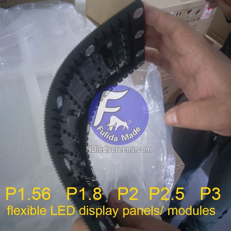 Esnek led monitör Led Video bülten fiyat esnek Led Panel P2.5 esnek led ekran 240*120mm veya 320 * 160mm