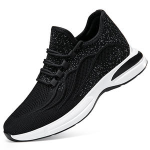 Summer Men's 10cm Height-Increasing Breathable Sports Casual Shoes Hollow-<b>Out</b> Mesh Kuaishou Douyin Fly-Knit Style Invisible - Product Image 6