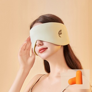Penutup telinga kedap suara tidur masker mata perjalanan tidur siang hangat dan dingin masker mata kapsul ruang angkasa penginderaan ganda - Product Image 2